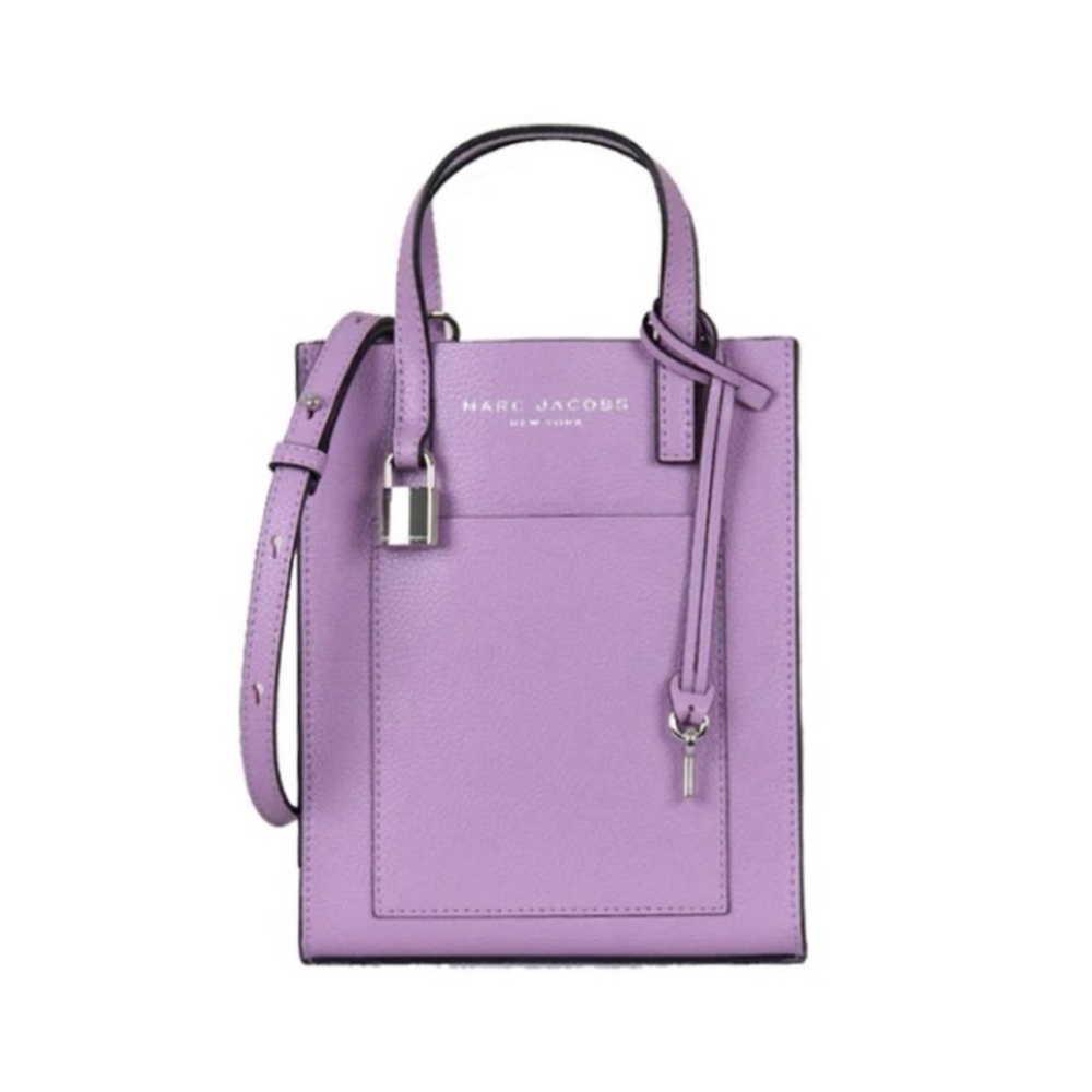 NWT Marc Jacobs Micro The Grind Tote Bag In Regal Orchid